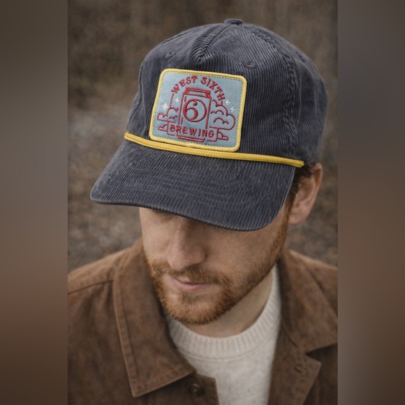 brewery apparel co Other - West Sixth Brewing Corduroy Trucker Hat | Heritage Core • Rare Brewery Snapback